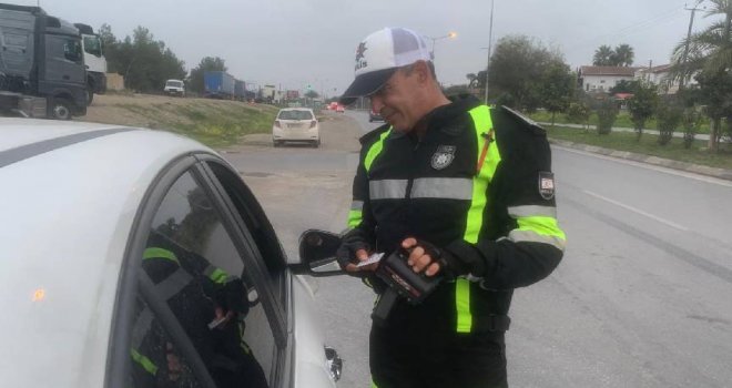 Trafik denetimleri 2 bin 316 araç sürücüsü kontrol edildi