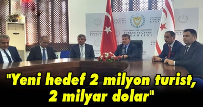 Turizm Bakanı Üstel: Yeni hedef 2 milyon turist, 2 milyar dolar