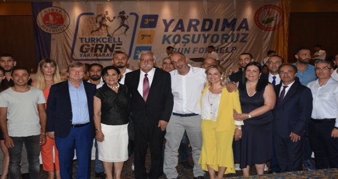TURKCELL GİRNE YARI MARATONU GELİRİ 3 KURUMA BAĞIŞLANDI