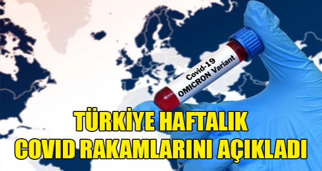 Türkiye'de 1 haftada 10 bin 954 vaka