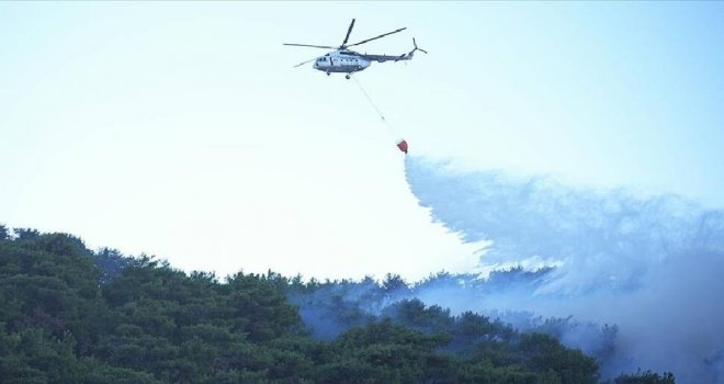 Türkiye'de alevlerle mücadele sürüyor...