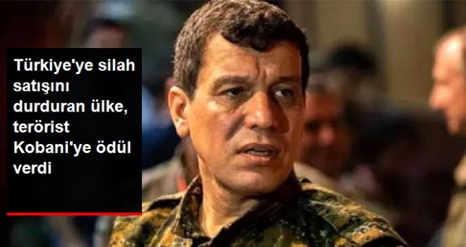 Türkiye'ye silah satışını durduran Kanada, terörist Mazlum Kobani'ye "Temiz Savaşçı" ödülü verdi