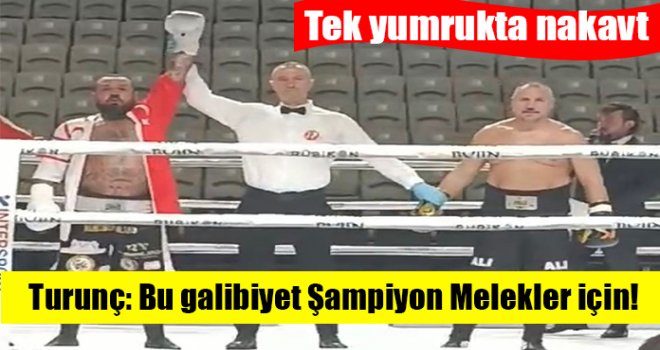 Turunç: Bu galibiyet Şampiyon Melekler için!