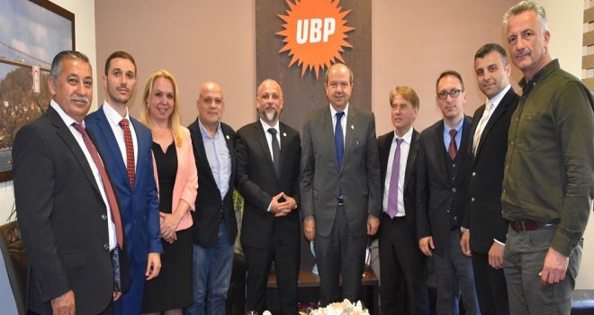 UBP Genel Başkanı Tatar, İşadamları Derneği Yönetim Kurulu’nu kabul etti