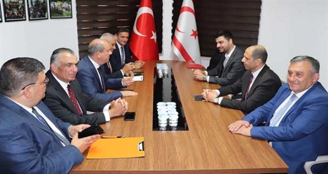 UBP VE HP HEYETLERİ HÜKÜMET KURMA ÇALIŞMALARI ÇERÇEVESİNDE BİR ARAYA GELDİ