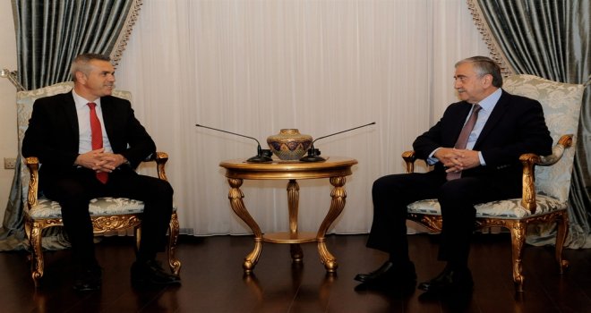 ULUÇAY, İLK NEZAKET ZİYARETİNİ CUMHURBAŞKANI AKINCI’YA YAPTI