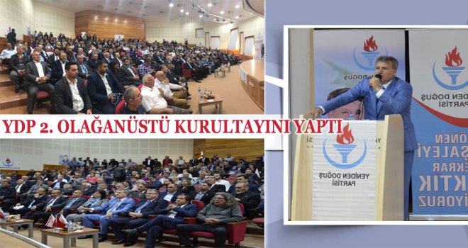 YDP 2. OLAĞANÜSTÜ KURULTAYINI YAPTI