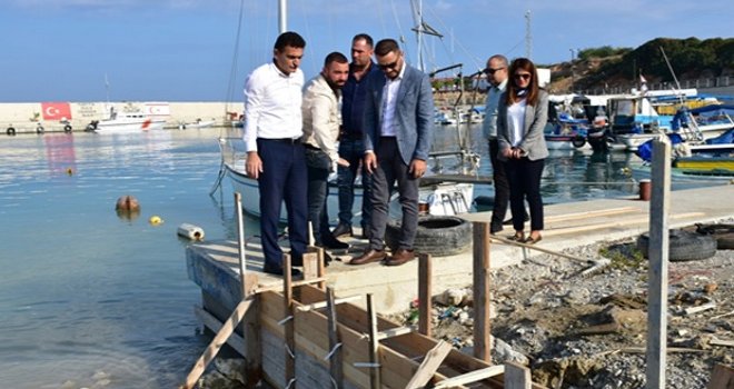 Yenierenköy ve Kumyalı balıkçı barınaklarında çalışmalara başlandı