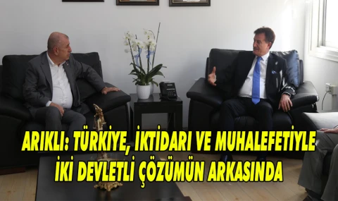 Arıklı, Zafer Partisi Genel Başkanı Ümit Özdağ ve beraberindeki heyeti kabul etti