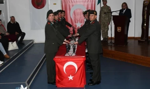 Güvenlik Kuvvetleri’nde yedek subay ve asteğmen ant içme töreni