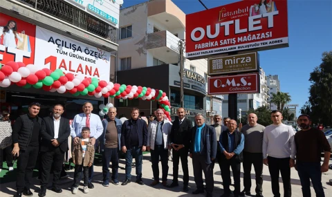 Gazimağusa’da İstanbul Outlet Şubesi Görkemli Bir Törenle Açıldı