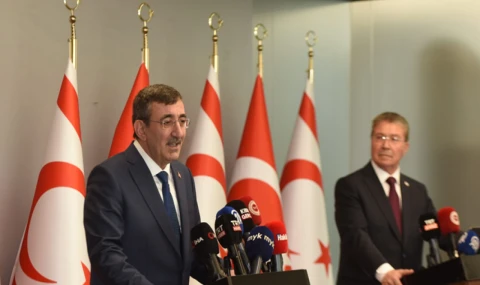 Yılmaz “Ada’nın Orta Doğu’ya yönelik operasyonlar için kullanılıyor olması tüm bölge ülkeleri için risk teşkil etmektedir”