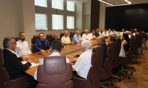 Tufan Erhürman, sendika temsilcilerini Kıbrıs sorunuyla ilgili bilgilendirdi