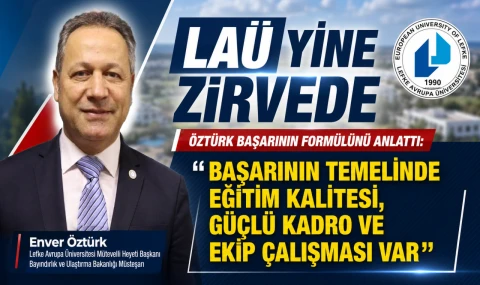 Enver Öztürk: “Başarının temelinde eğitim kalitesi, güçlü kadro ve ekip çalışması var”