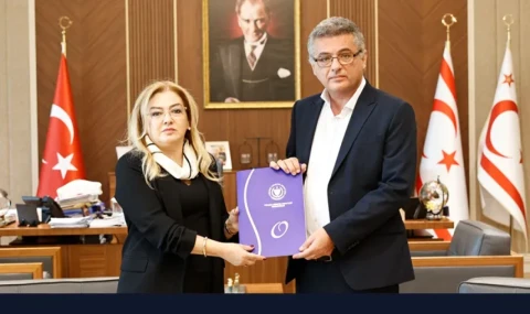 İlkan Varol, Ombudsman raporunu Erhürman’a sundu